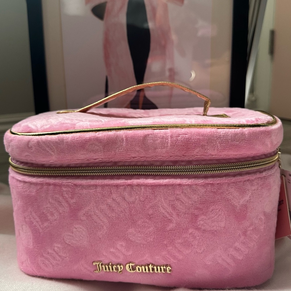 Juicy couture cosmetics bag